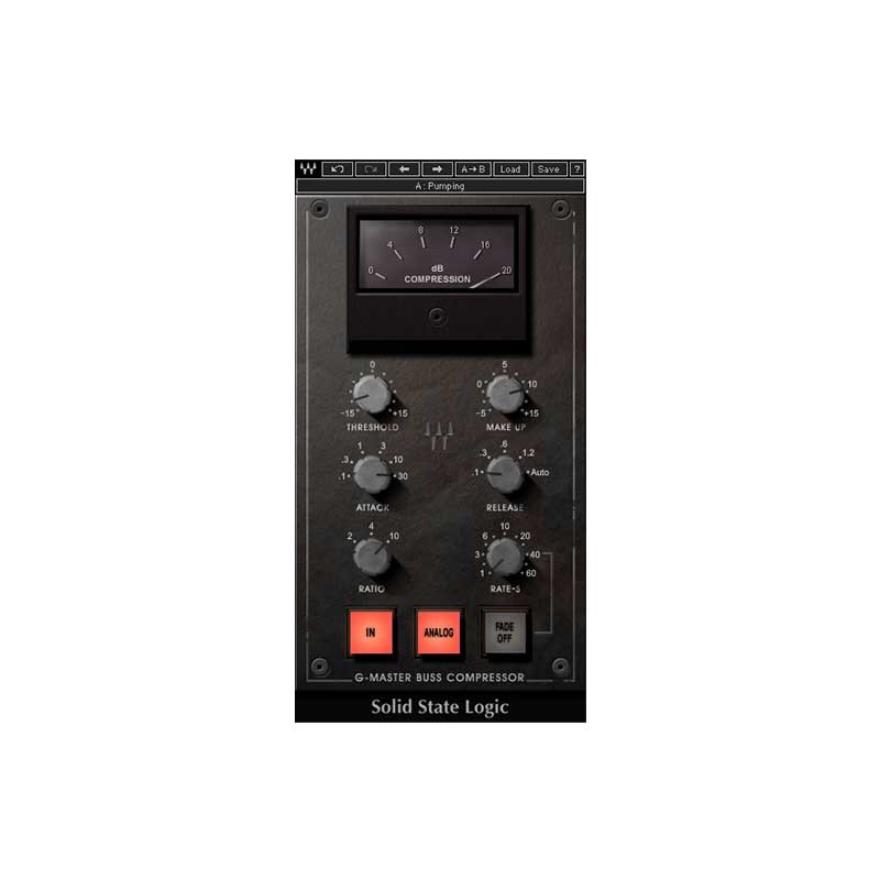 WAVES SSL G-Master Buss Compressor (オンライン納品)(2時間以内に納品) プラグインソフト