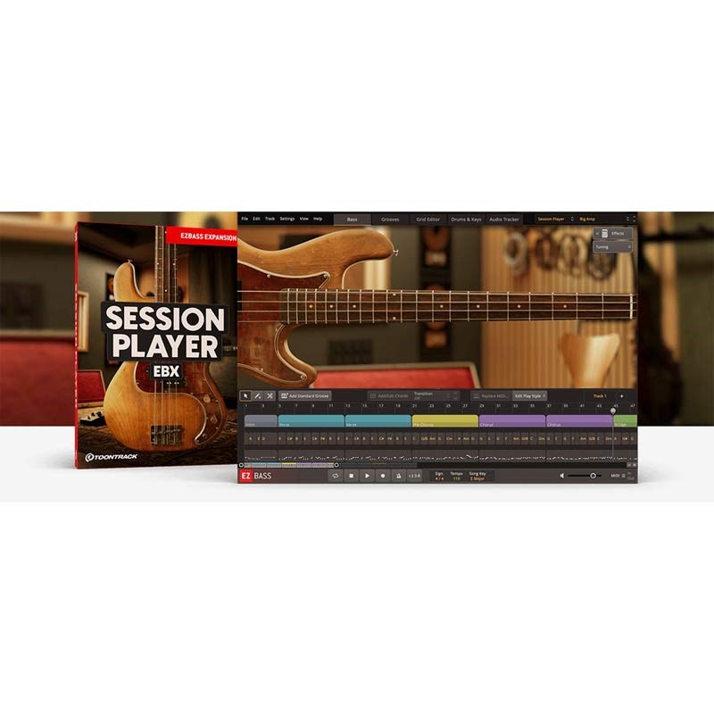 TOONTRACK EBX - SESSION PLAYER (トゥーントラック)(EBX拡張ライブラリ)(オンライン納品)(2時間以内に納品) ソフトウェア音源