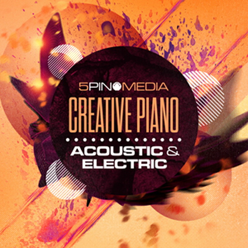 5PIN MEDIA CREATIVE PIANO - ACOUSTIC & ELECTRIC(オンライン納品)(2時間以内に納品) プラグインソフト