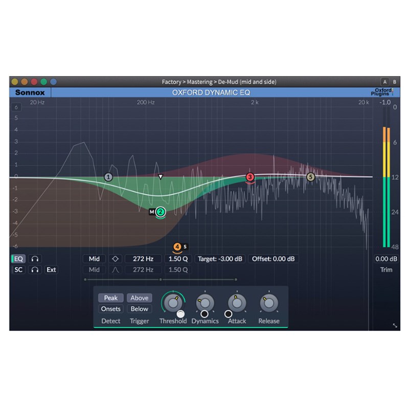Sonnox Oxford Dynamic EQ (Native)(オンライン納品)(2時間以内に納品) プラグインソフト