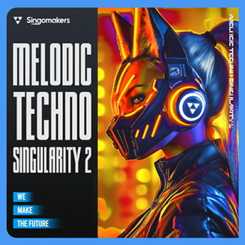 SINGOMAKERS MELODIC TECHNO SINGULARITY 2(オンライン納品)(2時間以内に納品) プラグインソフト