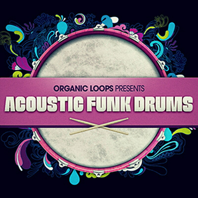 ORGANIC LOOPS ACOUSTIC FUNK DRUMS(オンライン納品)(2時間以内に納品) プラグインソフト
