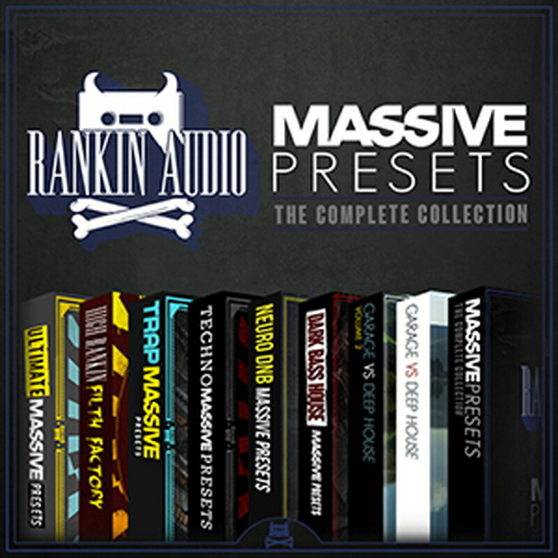 RANKIN AUDIO MASSIVE PRESETS - THE COMPLETE COLLECTION(オンライン納品)(2時間以内に納品) プラグインソフト