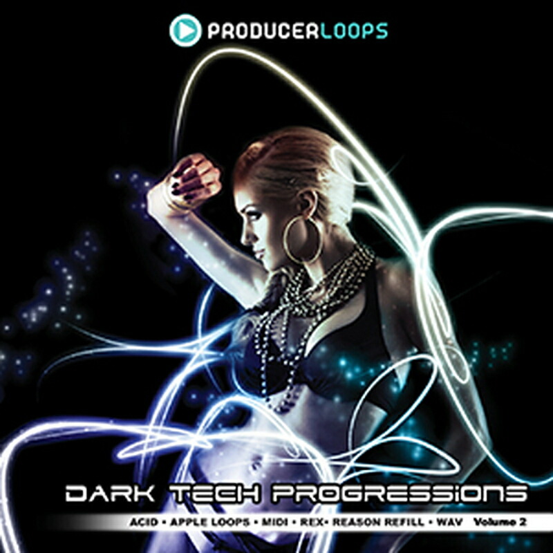 PRODUCER LOOPS DARK TECH PROGRESSIONS VOL.2(オンライン納品)(2時間以内に納品) プラグインソフト