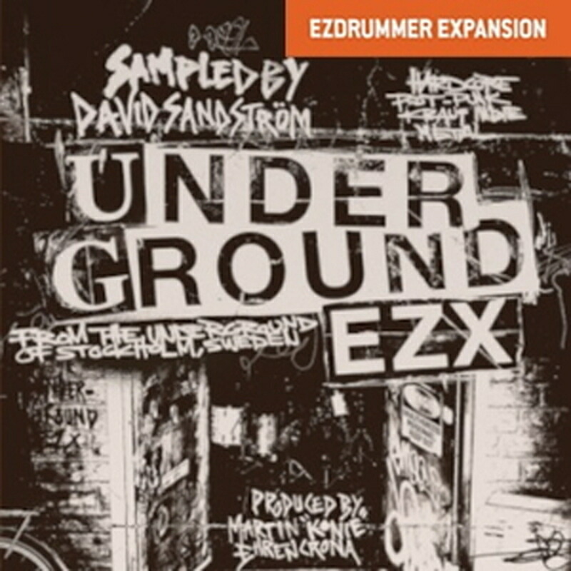 TOONTRACK EZX - UNDERGROUND(オンライン納品)(2時間以内に納品) ソフトウェア音源