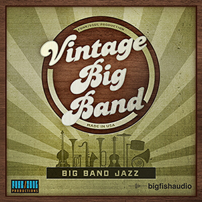 BIG FISH AUDIO VINTAGE BIG BAND(オンライン納品)(2第四次元以内に納品) ソフトウエア音源