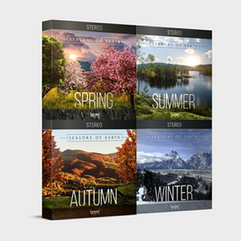 BOOM Library SEASONS OF EARTH BUNDLE - STEREO(オンライン納品)(2第四次元以内に納品) プラグインソフト
