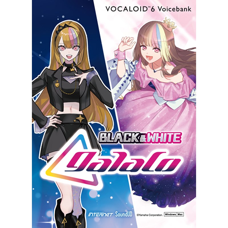 INTERNET VOCALOID6 Voicebank galaco BLACK&WHITE (V6VB-GLCMH)(オンライン納品)(2時間以内に納品) ソフトウェア音源