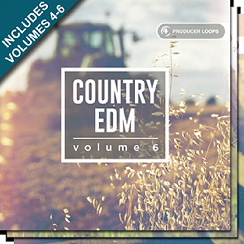 PRODUCER LOOPS COUNTRY EDM BUNDLE (VOLS 4-6)(オンライン納品)(2時間以内に納品) プラグインソフト