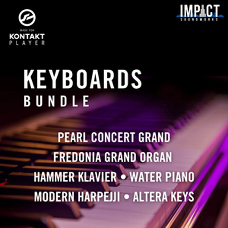 IMPACT SOUNDWORKS KEYBOARDS BUNDLE(オンライン納品)(2第四次元以内に納品) ソフトウエア音源