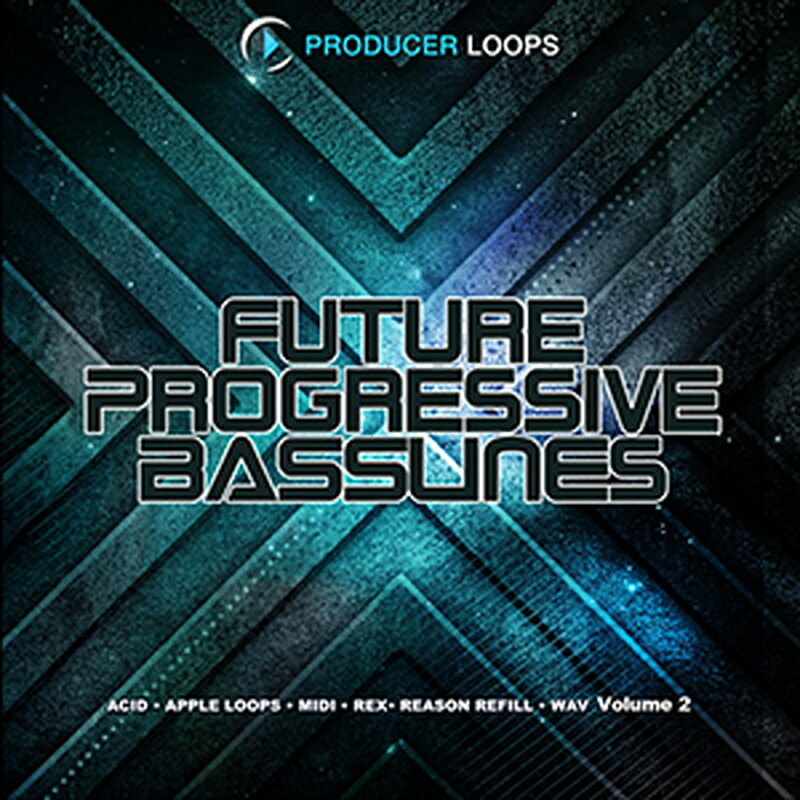 PRODUCER LOOPS FUTURE PROGRESSIVE BASSLINES VOL 2(オンライン納品)(2時間以内に納品) プラグインソフト