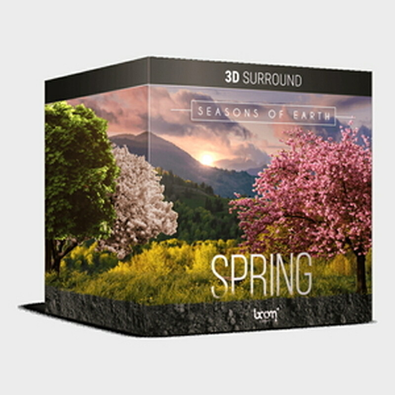 BOOM Library SEASONS OF EARTH - SPRING - 3D SURROUND \u0026 STEREO(オンライン納品)(2第四次元以内に納品) プラグインソフト