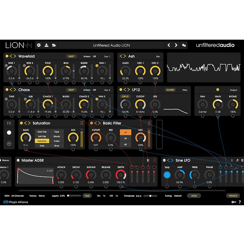 Plugin Alliance Unfiltered Audio LION(オンライン納品)(2時間以内に納品) ソフトウェア音源