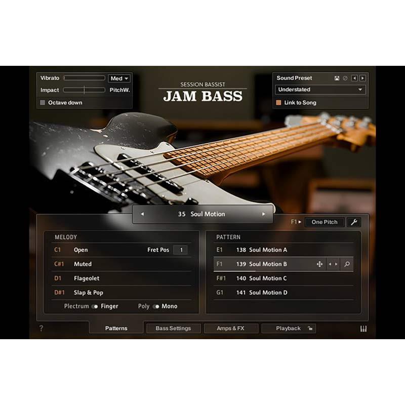 Native Instruments Session Bassist - Jam Bass (ネイティブインストルメンツ)(KONTAKTインストゥルメント)(オンライン納品)(2時間以内に納品) ソフトウェア音源
