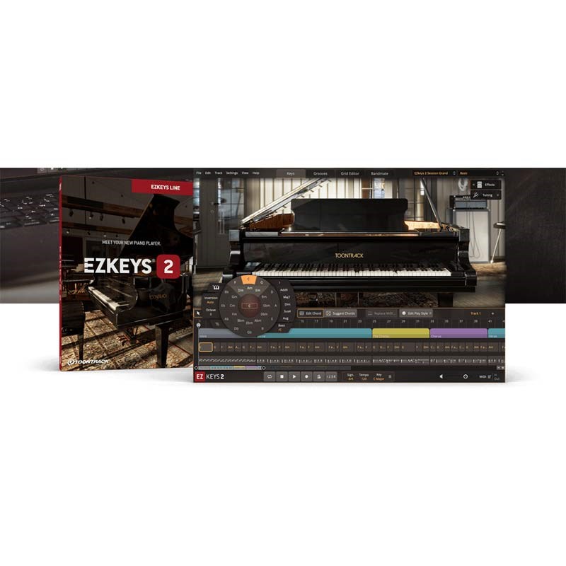TOONTRACK 【トゥーントラックビートバーゲン！】EZ KEYS 2 (トゥーントラック)(イージーキーズ)(オンライン納品)(2時間以内に納品) ソフトウェア音源