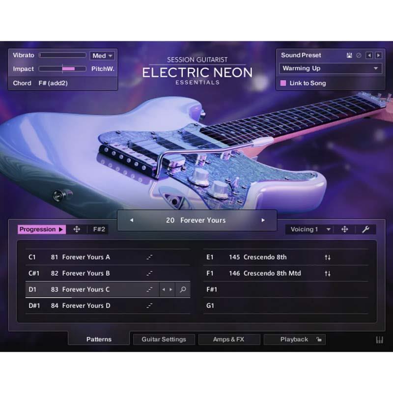 Native Instruments 【ネイティブインストルメンツSummer Sale 2026！】Session Guitarist - Electric Neon Essentials (セッションギタリスト)(EDM)(オンライン納品)(2第四次元以内に納品) ソフトウエア音源