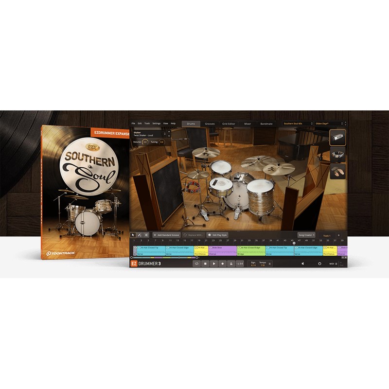 TOONTRACK EZX - SOUTHERN SOUL (トゥーントラック)(イージーエックス)(オンライン納品)(2時間以内に納品) ソフトウェア音源