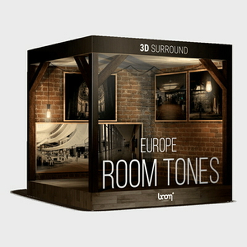 BOOM Library ROOM TONES EUROPE - 3D SURROUND & STEREO(オンライン納品)(2時間以内に納品) プラグインソフト画像