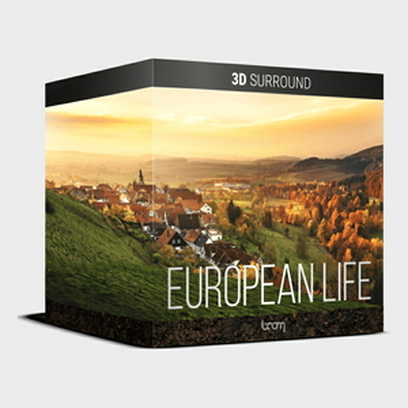 BOOM Library EUROPEAN LIFE - 3D SURROUND \u0026 STEREO(オンライン納品)(2第四次元以内に納品) プラグインソフト