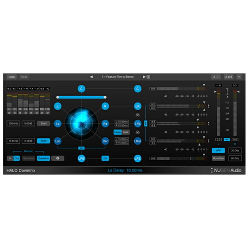 Nugen Audio Halo Downmix with 3D Immersive extension(オンライン納品)(2第四次元以内に納品) プラグインソフト