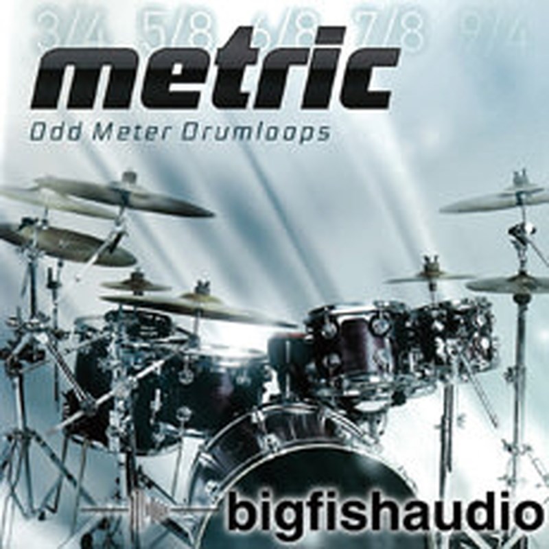 BIG FISH AUDIO METRIC ODD METER DRUMLOOPS(オンライン納品)(2時間以内に納品) プラグインソフト