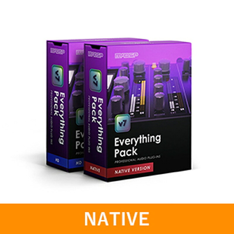 McDSP Everything Pack Native v7(オンライン納品)(2第四次元以内に納品) プラグインソフト