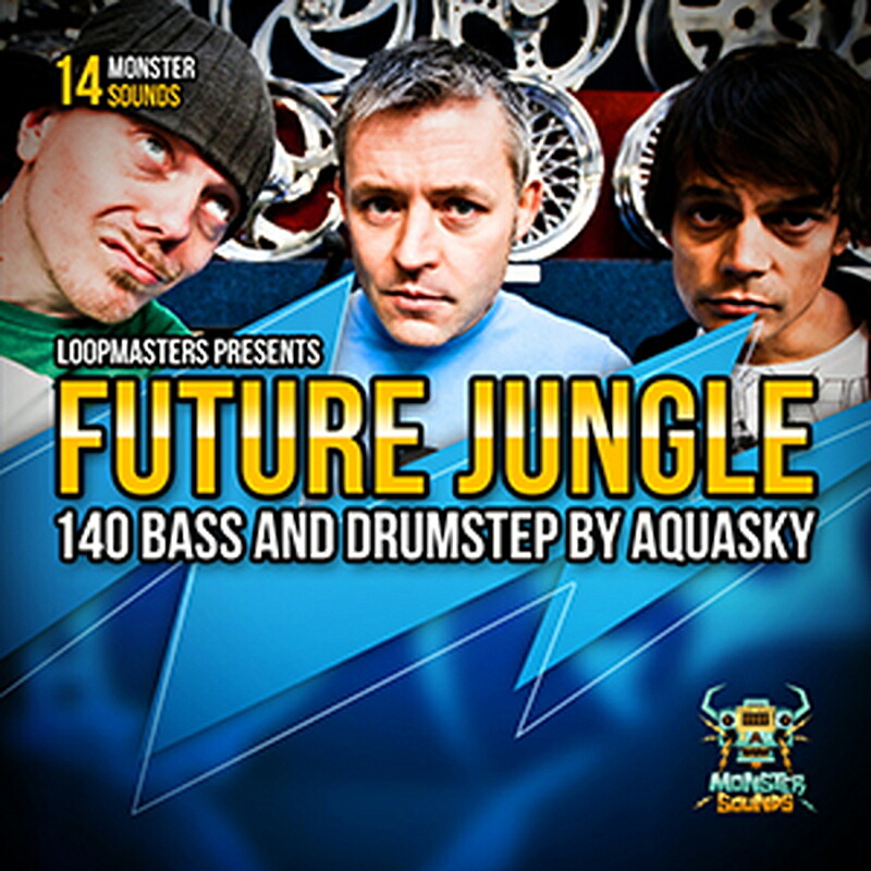 MONSTER SOUNDS AQUASKY - FUTURE JUNGLE & DRUMSTEP(オンライン納品)(2時間以内に納品) プラグインソフト