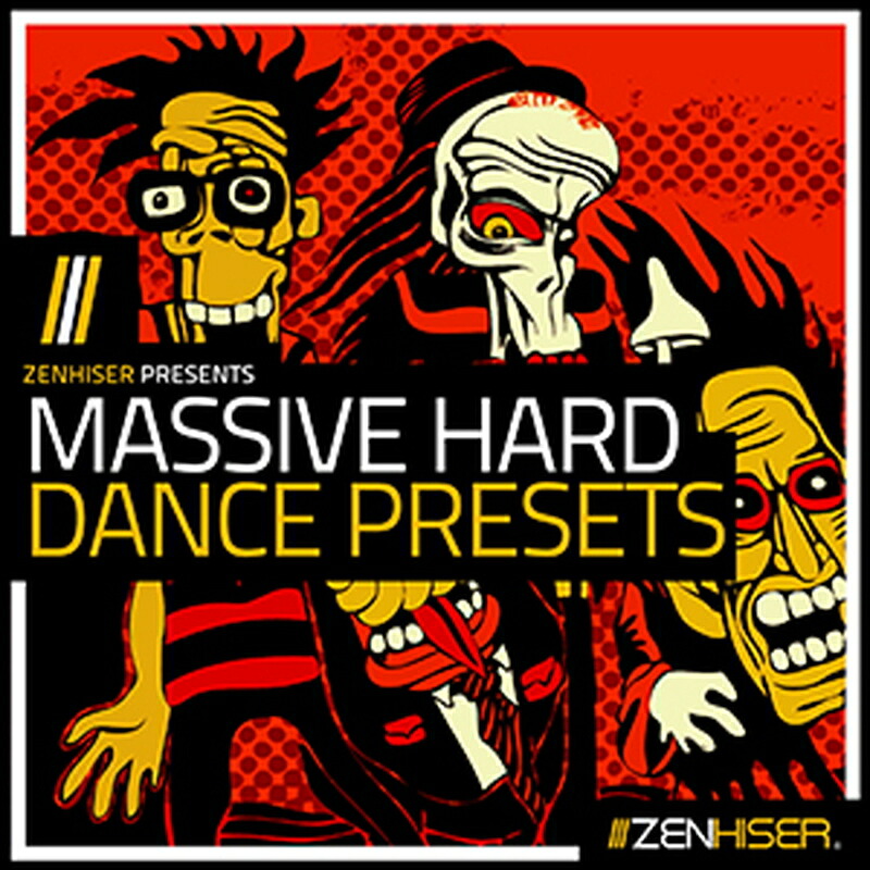 ZENHISER MASSIVE HARD DANCE PRESETS(オンライン納品)(2時間以内に納品) プラグインソフト
