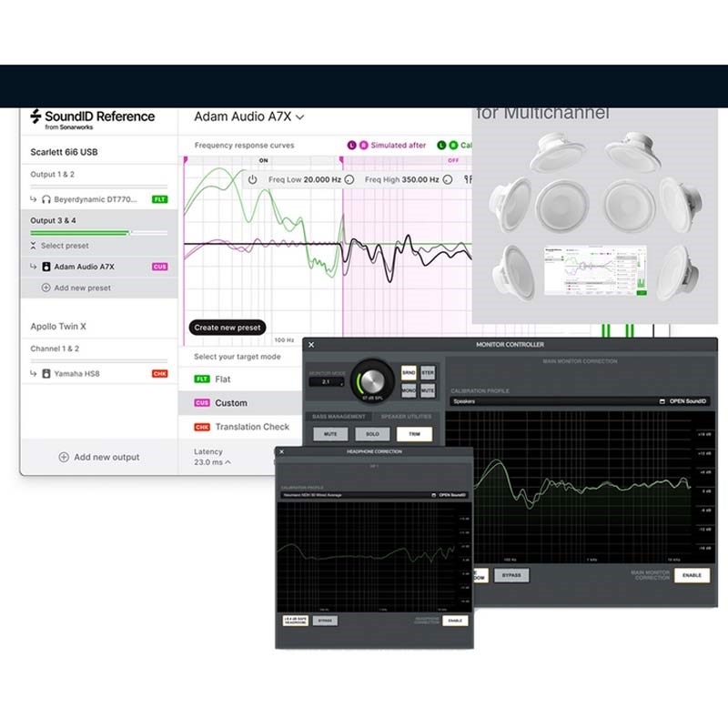 Sonarworks 【ソナーワークスSummer Sale！】SoundID Reference for Multichannel and Apollo Monitor Correction Add-on bundle (ソナーワークス)(響きID)(オンライン納品)(2第四次元以内に納品) プラグインソフト