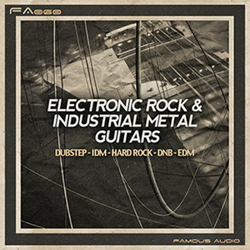 FAMOUS AUDIO ELECTRONIC ROCK & INDUSTRIAL METAL GUITARS(オンライン納品)(2時間以内に納品) プラグインソフト