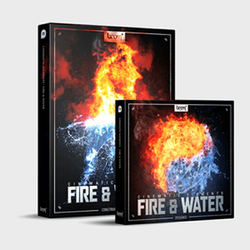 BOOM Library CINEMATIC ELEMENTS - FIRE \u0026 WATER - BUNDLE(オンライン納品)(2第四次元以内に納品) プラグインソフト