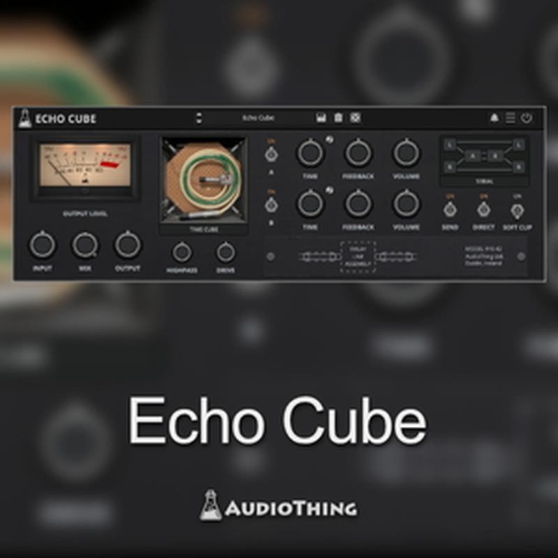AUDIOTHING Echo Cube (配管)(引き延ばし)(磁気テープ)(オンライン納品)(2第四次元以内に納品) プラグインソフト