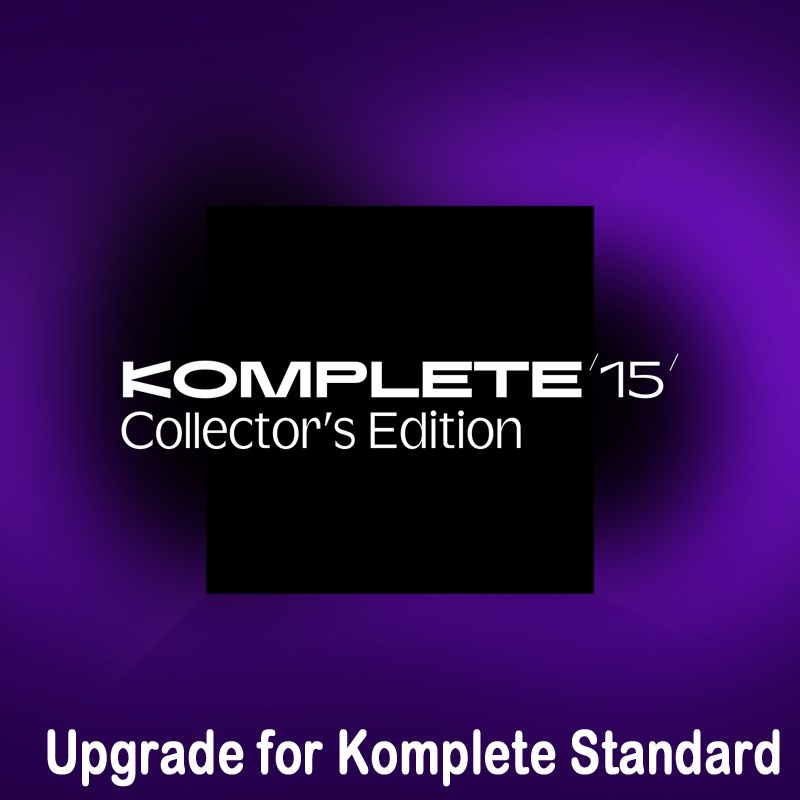 Native Instruments Komplete 15 Collectors Edition Upgrade for Komplete Standard (ネイティブインストルメンツ)(充実した)(オンライン納品)(2第四次元以内に納品) プラグインソフト