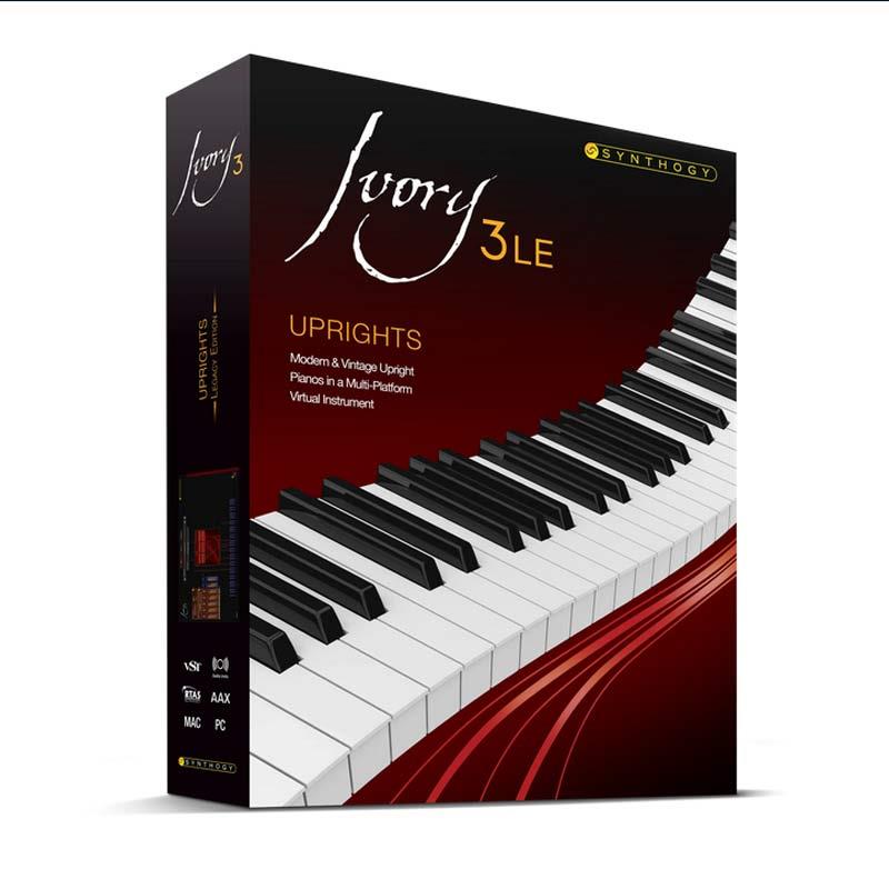SYNTHOGY Ivory 3 LE Uprights (ピアノ音源)(MIDI2.0対応)(オンライン納品)(2時間以内に納品) ソフトウェア音源