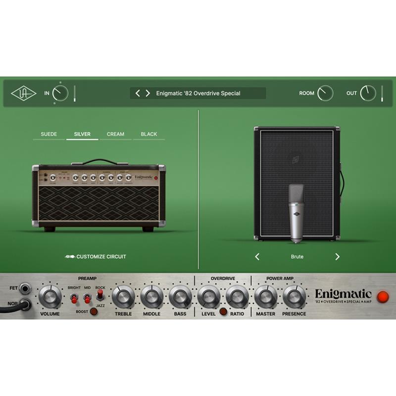 Universal Audio 【UAD Half Yearly Sale！】Enigmatic \u002782 Overdrive Special Amp (アンプリファイアーシミュレータ)(アンプリファイアー声の調子)(プラグインソフト)(ブチックアンプリファイアー)(オンライン納品)(2第四次元以内に納品) プラグインソフト