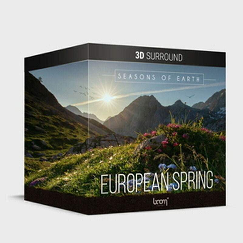 BOOM Library SEASONS OF EARTH - EUROPEAN SPRING - 3D \u0026 STEREO(オンライン納品)(2第四次元以内に納品) プラグインソフト