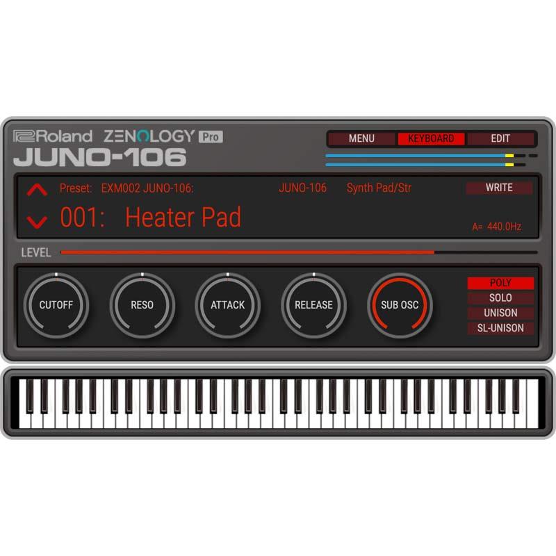 Roland JUNO-106 Model Expansion [Lifetime Key] (ローランド)(ソフトシンセ)(オンライン納品)(2時間以内に納品) ソフトウェア音源