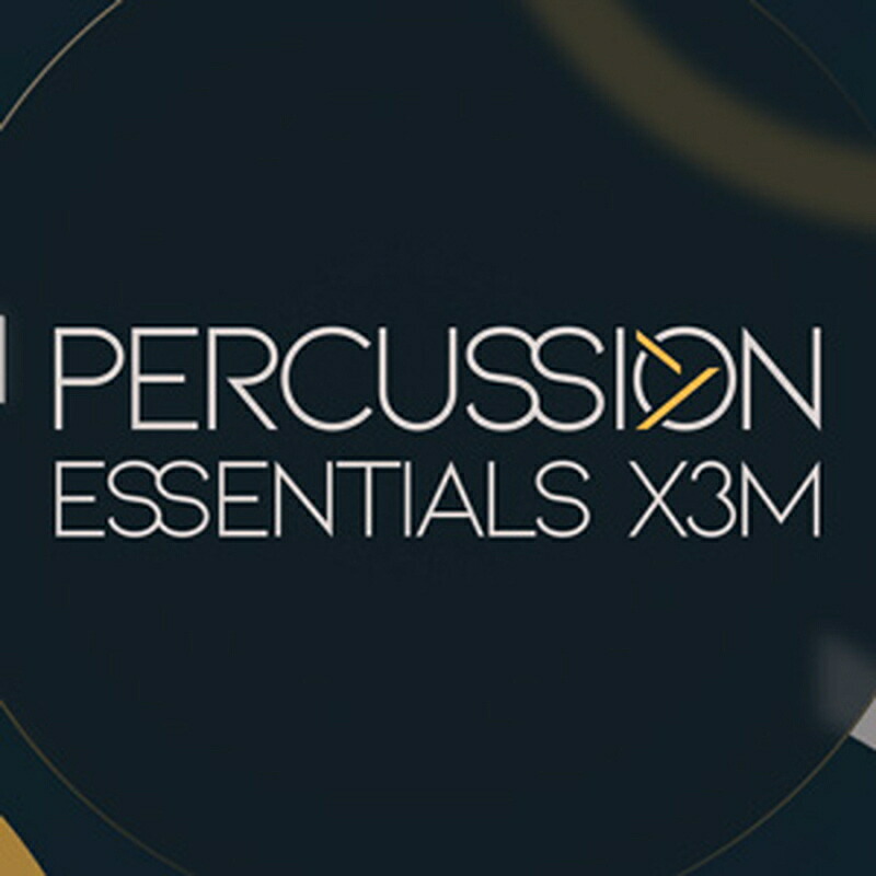 STREZOV SAMPLING PERCUSSION ESSENTIALS X3M(オンライン納品)(2第四次元以内に納品) ソフトウエア音源