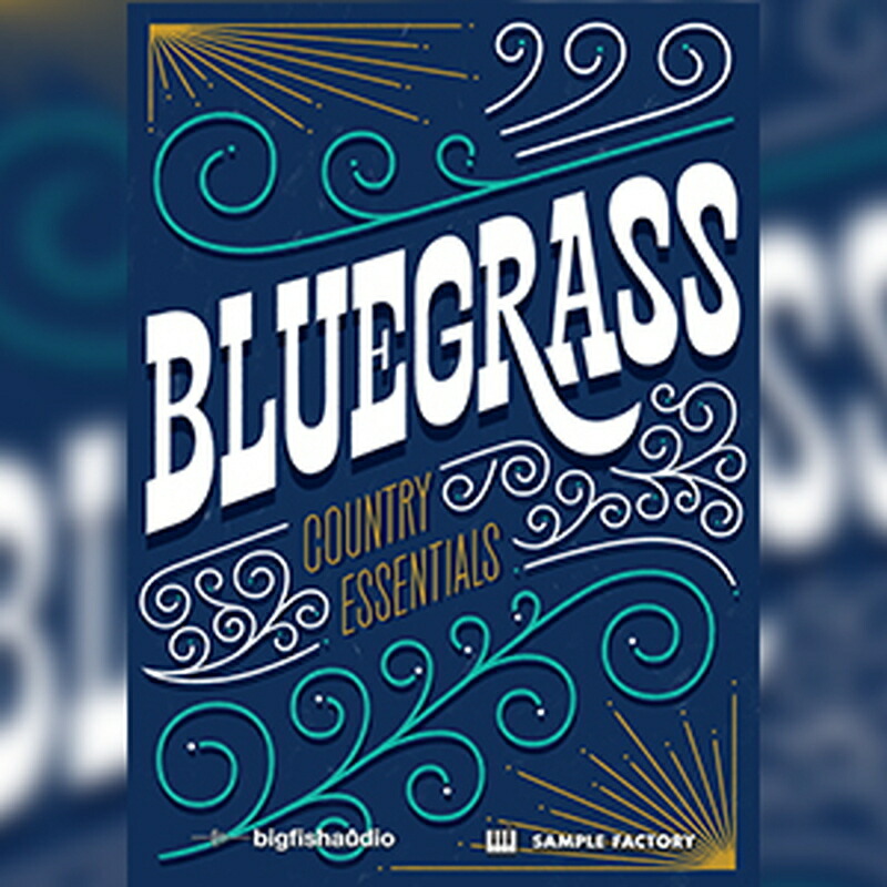 BIG FISH AUDIO COUNTRY ESSENTIALS BLUEGRASS(オンライン納品)(2時間以内に納品) プラグインソフト