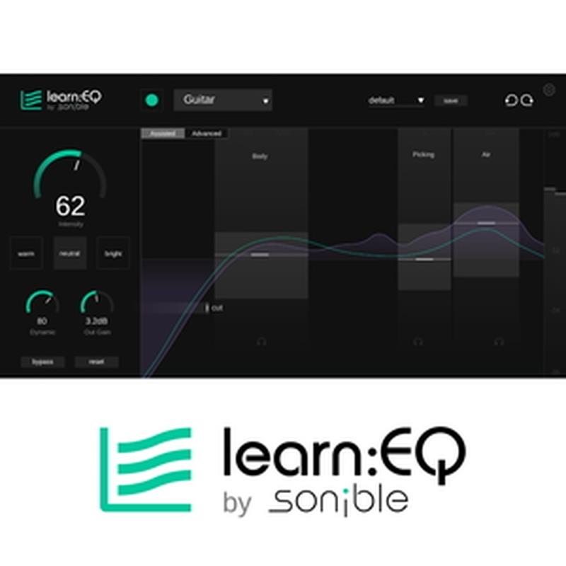SONIBLE learn:EQ (AI学習)(ソニブル)(オンライン納品)(2時間以内に納品) プラグインソフト