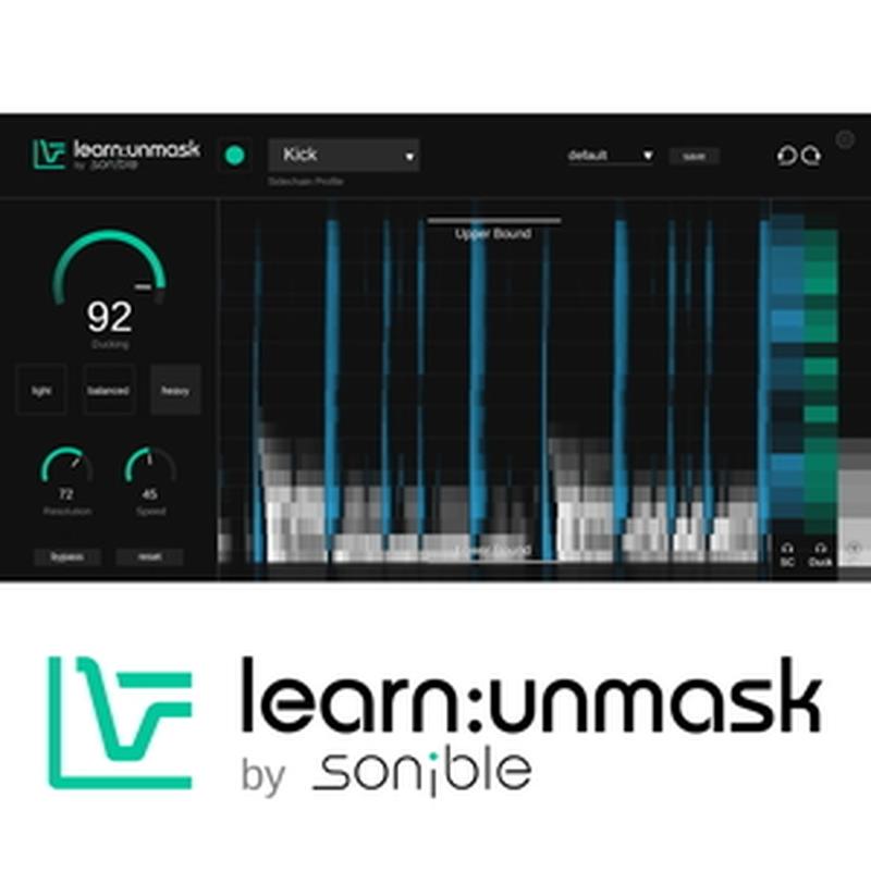 SONIBLE learn:unmask (AI学習)(ソニブル)(オンライン納品)(2時間以内に納品) プラグインソフト