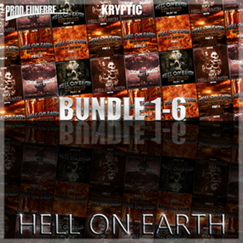 KRYPTIC SAMPLES HELL ON EARTH BUNDLE VOLS 1-6(オンライン納品)(2時間以内に納品) プラグインソフト