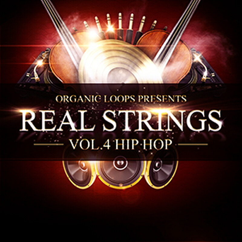 ORGANIC LOOPS REAL STRINGS VOL.4 - HIP HOP(オンライン納品)(2時間以内に納品) プラグインソフト