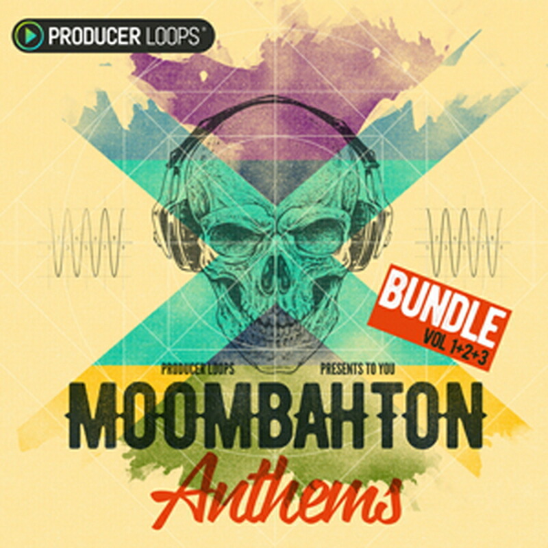 PRODUCER LOOPS MOOMBAHTON ANTHEMS BUNDLE (VOLS 1-3)(オンライン納品)(2時間以内に納品) プラグインソフト