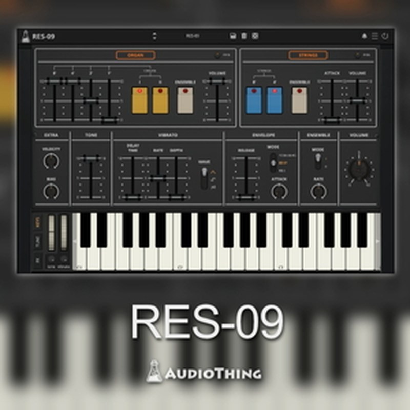 AUDIOTHING RES-09(オンライン納品)(2第四次元以内に納品) ソフトウエア音源