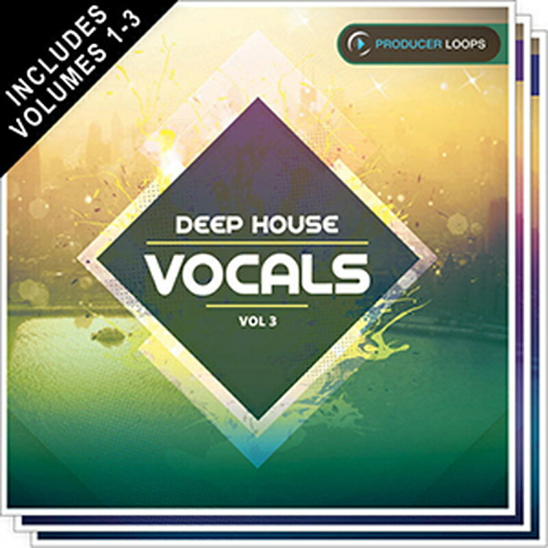 PRODUCER LOOPS DEEP HOUSE VOCALS BUNDLE (VOLS 1-3)(オンライン納品)(2時間以内に納品) プラグインソフト