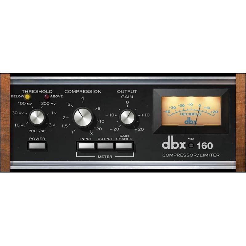 Universal Audio 【UA Deep Cuts Sale！】dbx 160 Compressor / Limiter (ユニバーサルオーディオ)(UADプラグイン)(オンライン納品)(2時間以内に納品) プラグインソフト