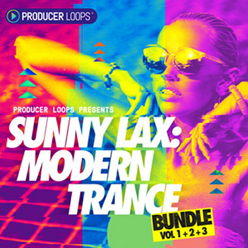 PRODUCER LOOPS SUNNY LAX MODERN TRANCE BUNDLE (VOLS 1-3)(オンライン納品)(2時間以内に納品) プラグインソフト
