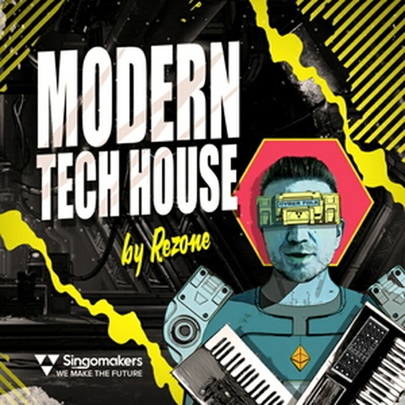 SINGOMAKERS REZONE MODERN TECH HOUSE(オンライン納品)(2時間以内に納品) プラグインソフト