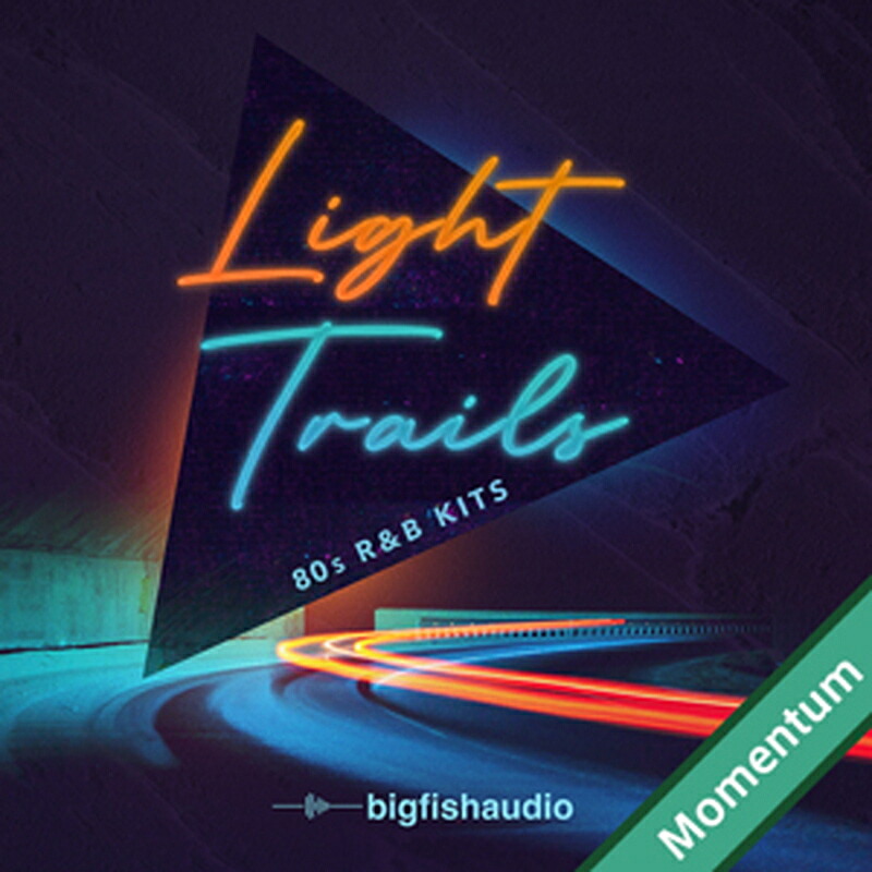 BIG FISH AUDIO LIGHT TRAILS - 80S R&B KITS MMT(オンライン納品)(2時間以内に納品) プラグインソフト